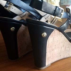 Guess Shoes - Guess Wedge Shoes Black Size 7 Guess Shoes - Guess Wedge Shoes Black Size 7